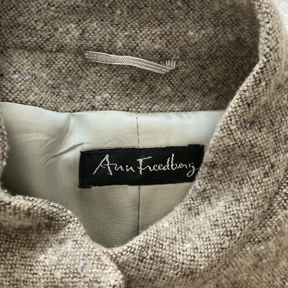 Ann freedberg, designer wool blazer size M - Picture 3 of 4